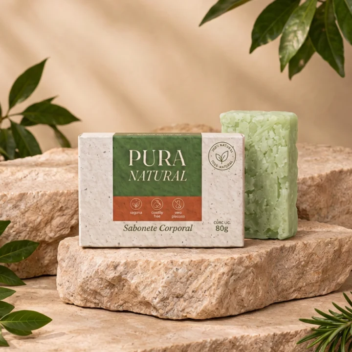 PURA TERRA (Sabonete Corporal em Barra)