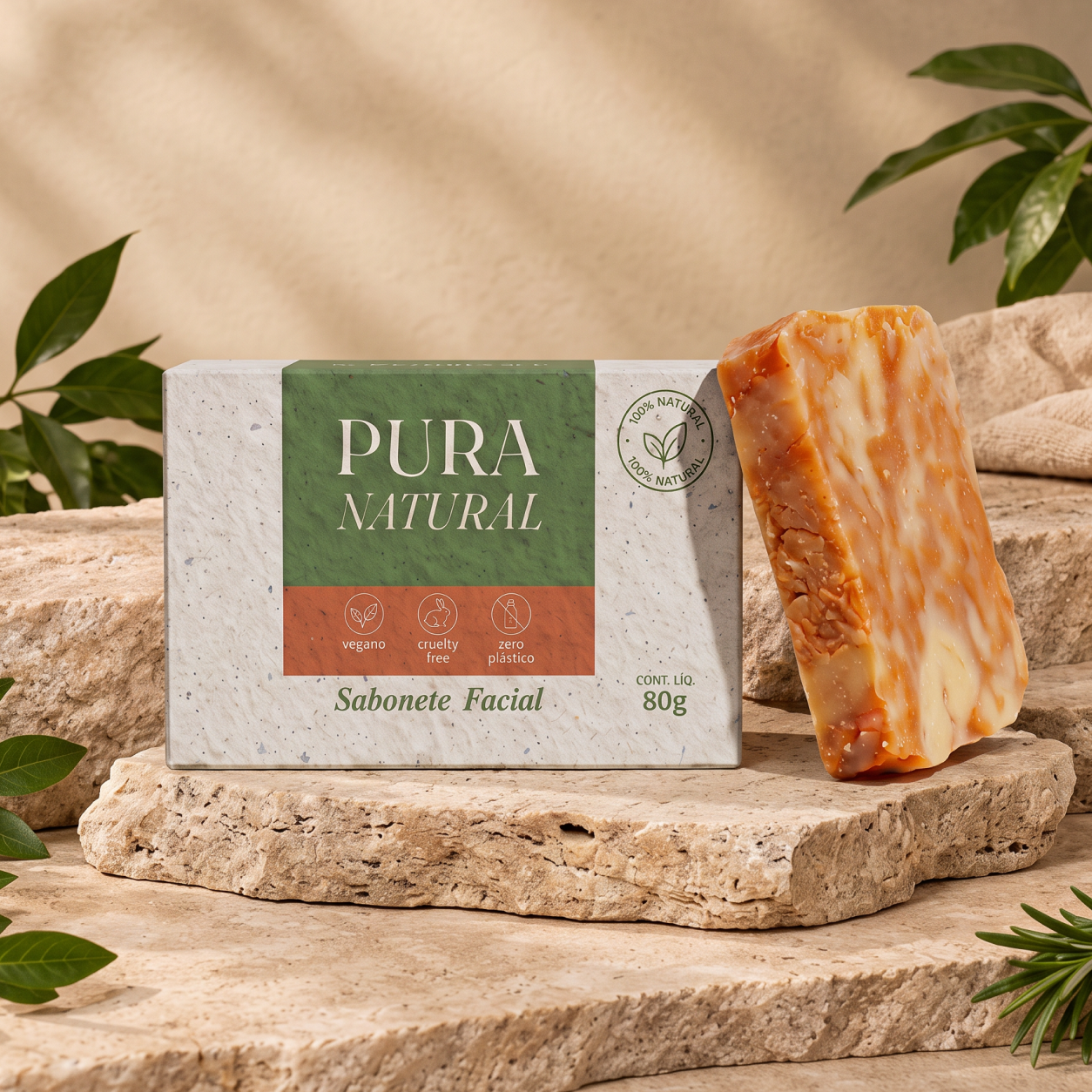 PURA LUZ (Sabonete Facial em Barra)